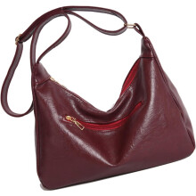 (Red, -) Kleine Crossbody Tasche, PU, Schulter, Hobo, Envelope, Geschenk, Damen, Handtasche, Umhängetasche