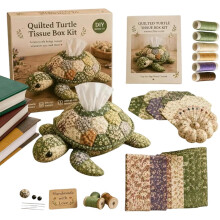 (Turtle, -) Kit DIY animaux marins patchwork, 6 designs