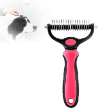 (B Type-L, -) Dubbelzijdige Huisdierborstel - Ontklitkam voor Katten en Honden