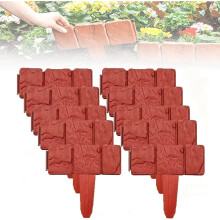 (Stone-look Brick Red, 20pcs) Set di collana e bracciale con perline reattive ai raggi UV e effetto dopamina, che cambiano colore.