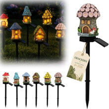 (#F, -) Zonne-energie Paddestoel Tuinlampen - Sprookjeshuis Lamp