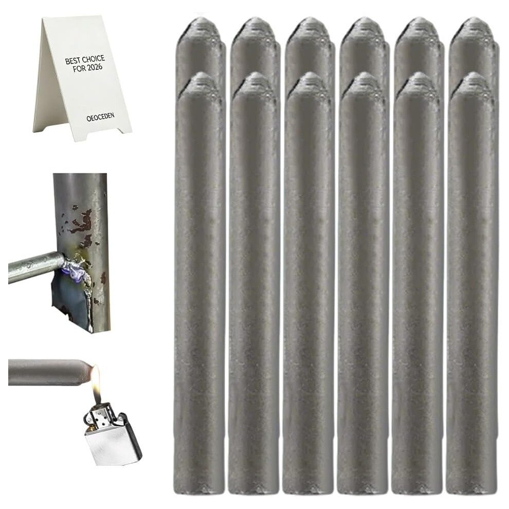(12Pc, -) Low Temperature Universal Welding Rods, Aluminum Lighter Melt Sticks 5437706446453