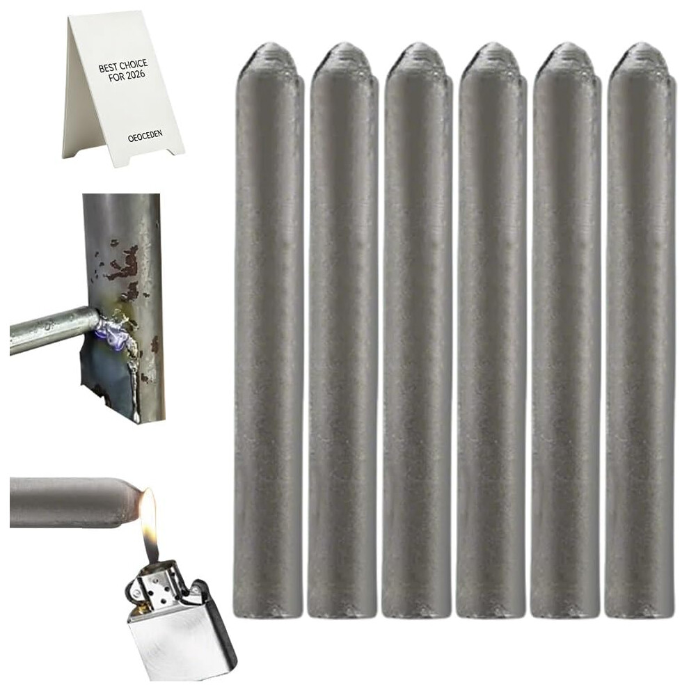 (6Pc, -) Low Temperature Universal Welding Rods, Aluminum Lighter Melt Sticks 5437706446484
