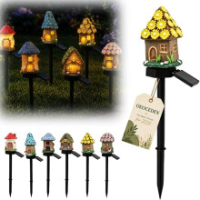 (#E, -) Zonne-energie Paddestoel Tuinlampen - Sprookjeshuis Lamp