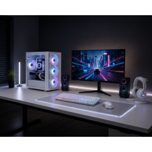 Fast Gaming PC Bundle Intel Core i7 RTX3050 6GB 16GB RAM 512GB SSD 1TB HDD 22" M