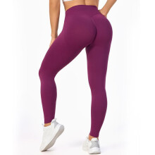 (Deep red, Small) High-Waist Cross-Leg Yoga Pants Quick-Drying Slimming Sportswear for Women Fitness Leggings