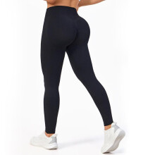 (Lake blue, Large) High-Waist Cross-Leg Yoga Pants Quick-Drying Slimming Sportswear for Women Fitness Leggings