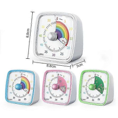 (Blue Animals) 60-Minute Visual Timer with Night Light, Countdown Timer,Pomodoro Timer with_qlsg