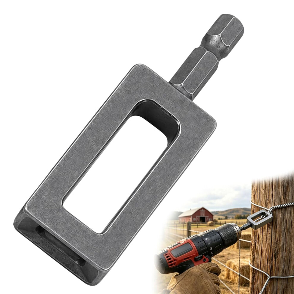 (B 1 Pc, -) Heavy Duty Wire Twister Tool For Drill, Fence Repair Rebar Tying 3Pcs 5437706451396