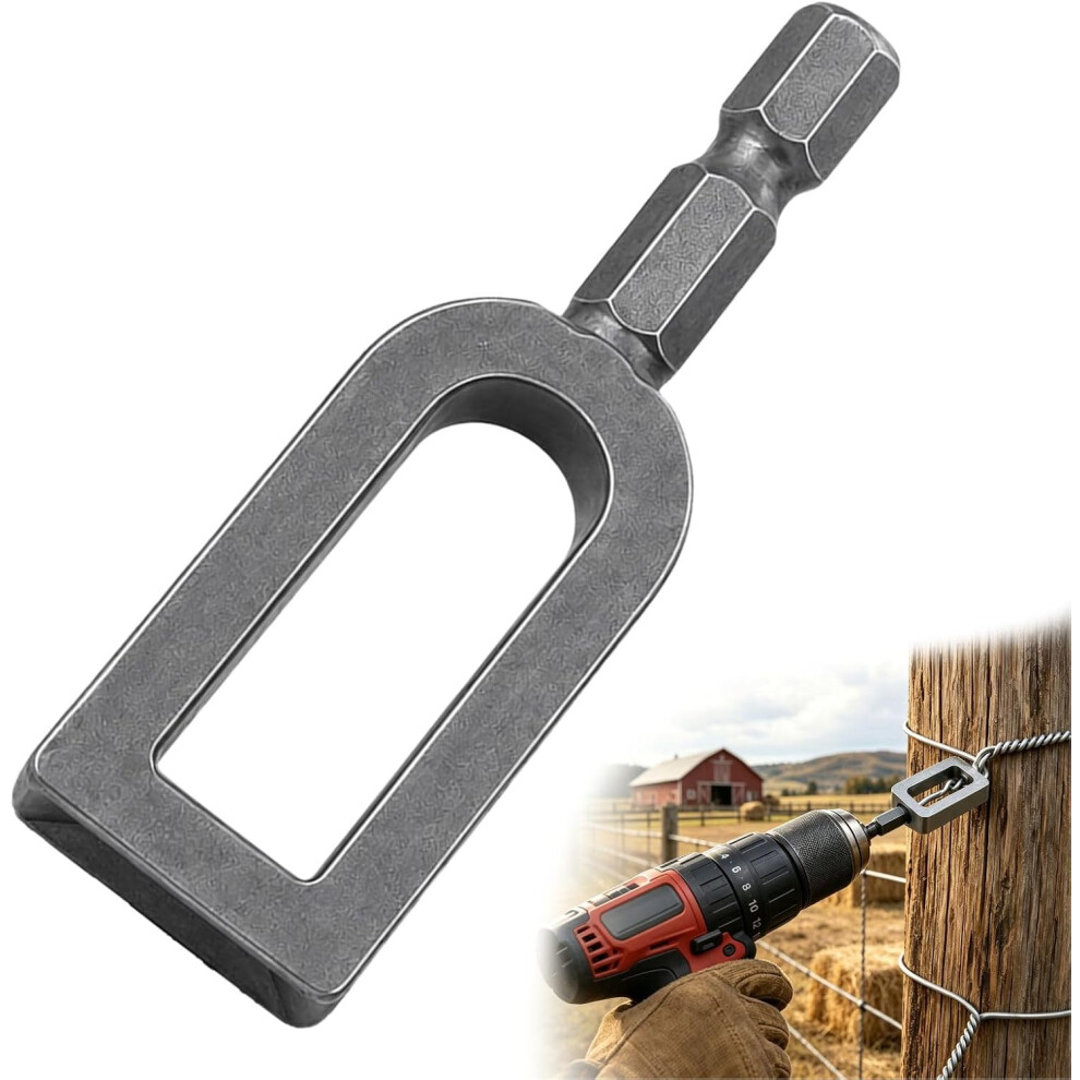 (A 1 Pc, -) Heavy Duty Wire Twister Tool For Drill, Fence Repair Rebar Tying 5437706451235