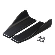 1 Paio di Protezioni Universali per Paraurti Posteriore Auto, 35 cm, Protezioni per Angoli Posteriori, Accessori per Auto (Nero)