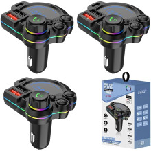 (3PCS, -) Adaptor auto USB-C Bluetooth 5.4, apeluri hands-free pentru muzică wireless