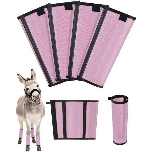 (Pink, -) Bottes mouche âne, mesh, 360
