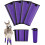 (Purple, -) Bottes mouche âne, mesh, 360 1