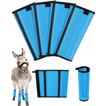 (Blue, -) Mini Esel Fliegenstiefel, Mesh, Nylon, 360, Rutschfest, 10-13HH, Pony, Maultier, Grün