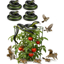 (4pc, 120CM) Nepslangen voor Tuin - Realistische Rubberen Slangen