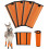 (Orange, -) Bottes mouche âne, mesh, 360 1