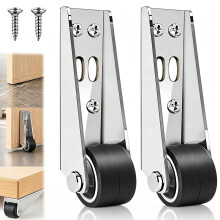 (2PCS, -) Vertikale Laufrollen, Schwerlast, TPR, Schiebetür, Kleiderschrank, Schrank, 8 Stück, Zubehör