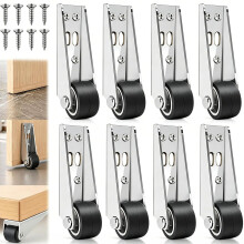 (8PCS, -) Vertikale Laufrollen, Schwerlast, TPR, Schiebetür, Kleiderschrank, Schrank, 8 Stück, Zubehör