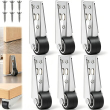 (6PCS, -) Vertikale Laufrollen, Schwerlast, TPR, Schiebetür, Kleiderschrank, Schrank, 8 Stück, Zubehör