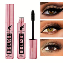 (Matches the image, 1pc) Luxe Lash 4D Mascara, Waterproof Black Mascara, Volumizing & Lengthening, Perfect for Dramatic Looks & Sensitive Eyes