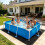 (2mx3m, -) Round Pool Ground Cloth, Foldable Waterproof Under Pool Liner Pad 3