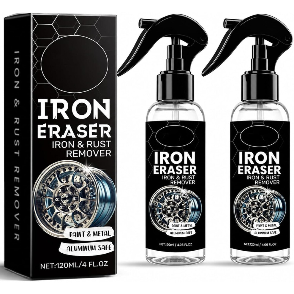 (# 2, -) Iron Eraser Rust Remover Spray, Fast-Acting Brake Dust Cleaner 5437706462163