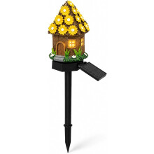 (F, -) Zonne-energie Sprookjes Paddestoel Tuinlampen - Hars Lamp