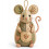 (# 3, -) Kit souris patchwork, tissu, boutons 1