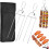 (2pcs, -) 3 brochettes barbecue, 14 pouces, acier 1