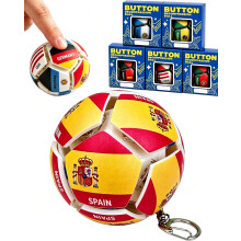 (Style 5, -) 2026 Jalkapallo Fidget Ball -avaimenperä, 12-sivuinen jalkapallopokaali-avaimenperä