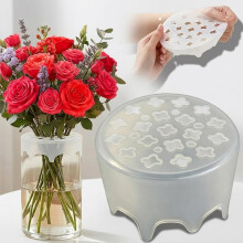 (1pcs White, -) Silicone Bloemschikrooster - Herbruikbaar Bloemengrid