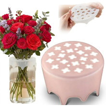 (1pcs Pink, -) Silicone Bloemschikrooster - Herbruikbaar Bloemengrid
