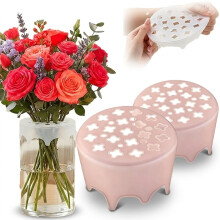 (2pcs Pink, -) Silicone Bloemschikrooster - Herbruikbaar Bloemengrid