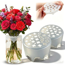 (2pcs White, -) Silicone Bloemschikrooster - Herbruikbaar Bloemengrid