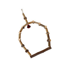 Handcrafts Holz-Vogelschaukel, Sitzstange, Ständer mit-groß