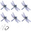 (Blue, Style A) 3 οδηγοί, χάρακα ραψίματος 1