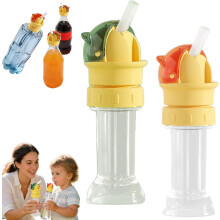 (Set, -) Garrafa de água 2 em 1 com ventilador dobrável, 3 velocidades, branca