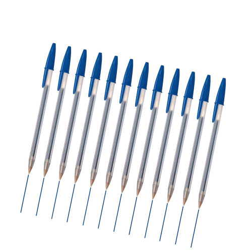 Stylo à bille multicolore élégant, pointe audacieuse,-Bleu