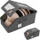 (Dark gray, B) Stackable Baseball Cap Storage Box, Dust Proof Hat Organizer 1