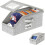 (Light gray, A) Stackable Baseball Cap Storage Box, Dust Proof Hat Organizer 1