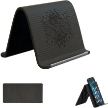 (black, 1PCS) 2026 Foldable Silicone Phone Stand, Adjustable Anti-Slip Holder