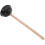 Heavy Duty Bathroom Drain Plunger with Ergonomic Handle 1