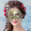 Ensemble de couvre-visage papillon élégant, 2 pièces, pour-Vert 10