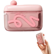 (Pink-1pc, -) Automaattinen ponnahdusikkunalla varustettu hammaslanka-annostelija, kannettava hammaslankakotelo