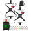 (Black, -) Sangle bagages, ajustable, 2 pièces 1