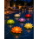 (6pcs-B, -) Solar Lily Floating Pool Lights, Glowing Artificial Lotus Lantern 1