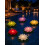 (6pcs-C, -) Solar Lily Floating Pool Lights, Glowing Artificial Lotus Lantern 1