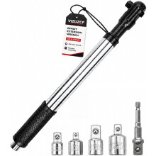 (1/2", -) 1/2" Offset Extension Wrench Extender, Impact Ratchet Adapter