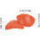 (Orange, round head) 2 Οργανωτές, Κάθισμα Αυτοκινήτου 2